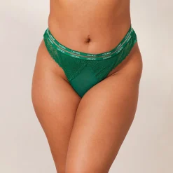 Lounge Underwear Underdelar<Vogue Stringtrosor - Smaragdgrön