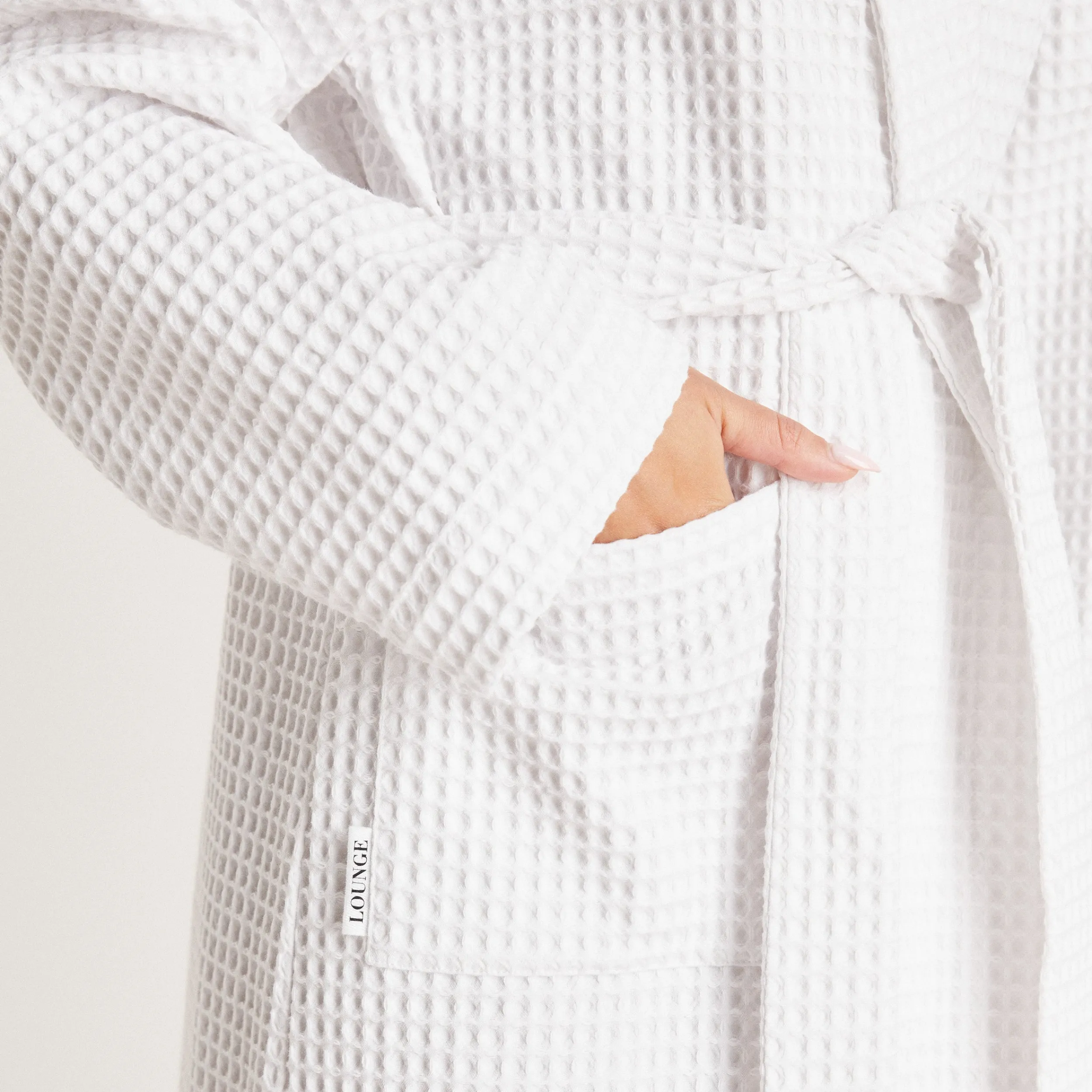 Lounge Underwear Morgonrockar Och Badrockar<Waffle Morgonrock - Vit