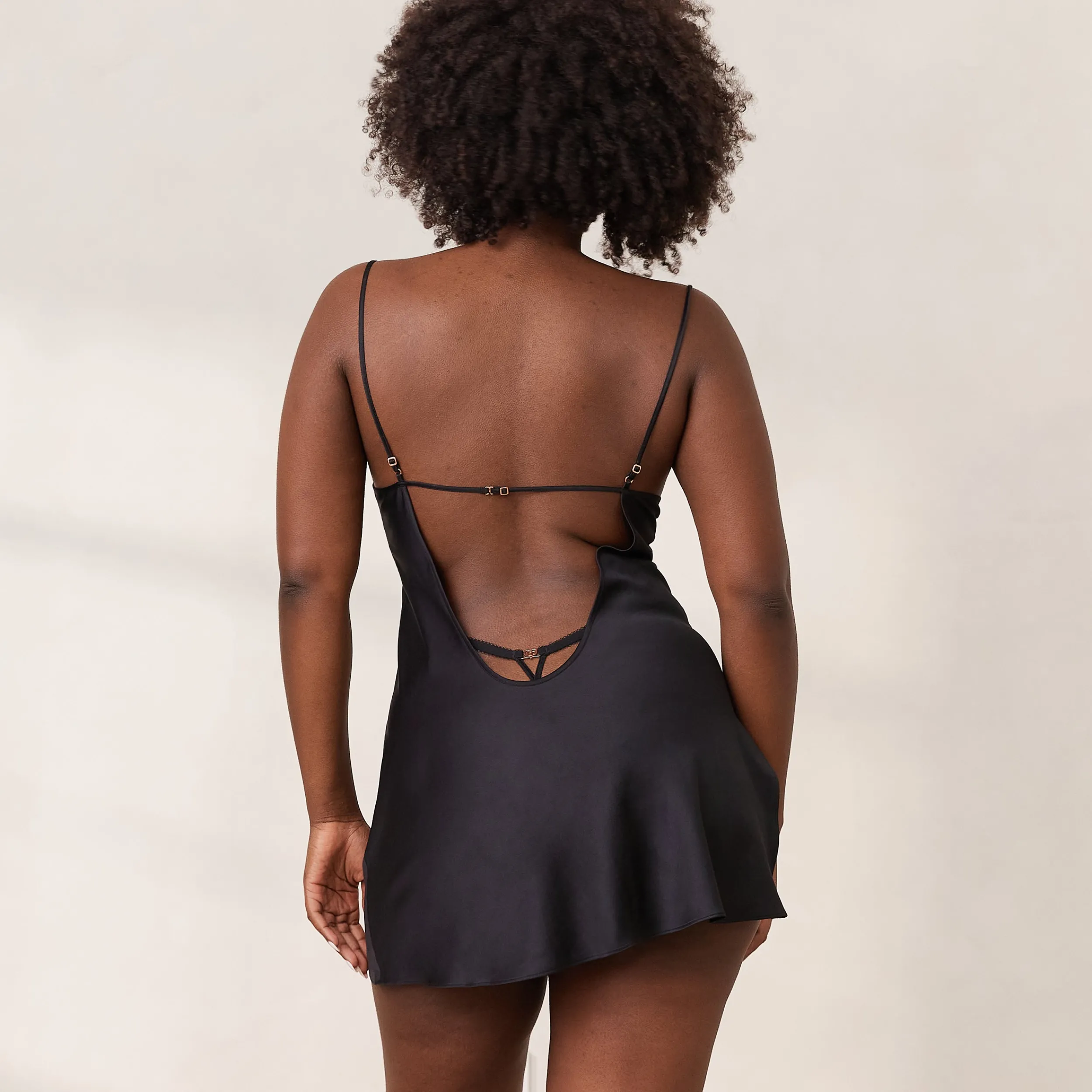 Lounge Underwear Babydolls Och Nattlinnen<Zalia Slip Dress (Set) - Svart